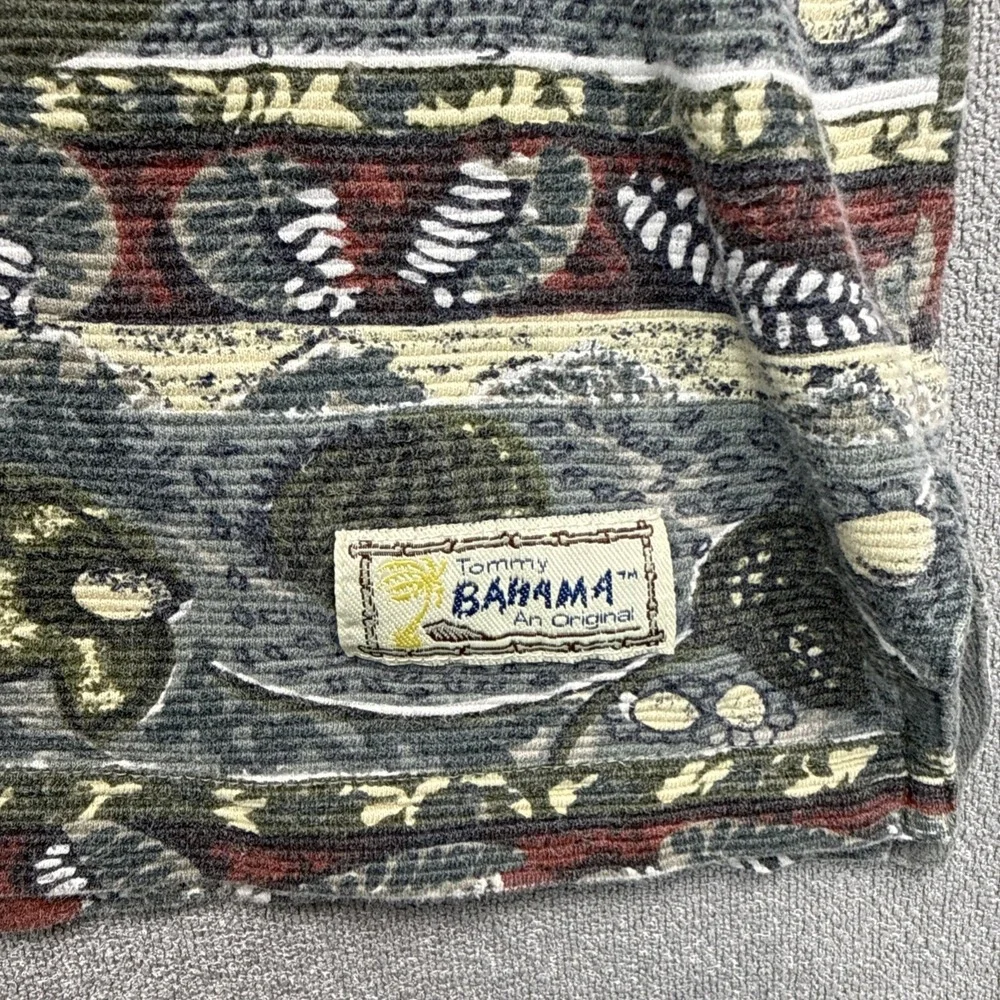 Vintage Tommy Bahama Polo Golf Short Sleeve Floral Hawaiian Shirt - Size XLarge